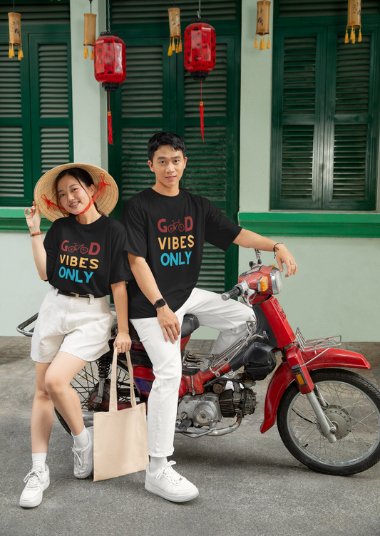 Oversized unisex premium cotton T-shirt (Travel quotes)